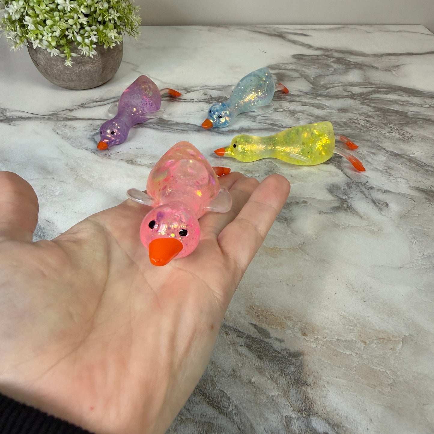 Squishy Toy - Laying Down Duck