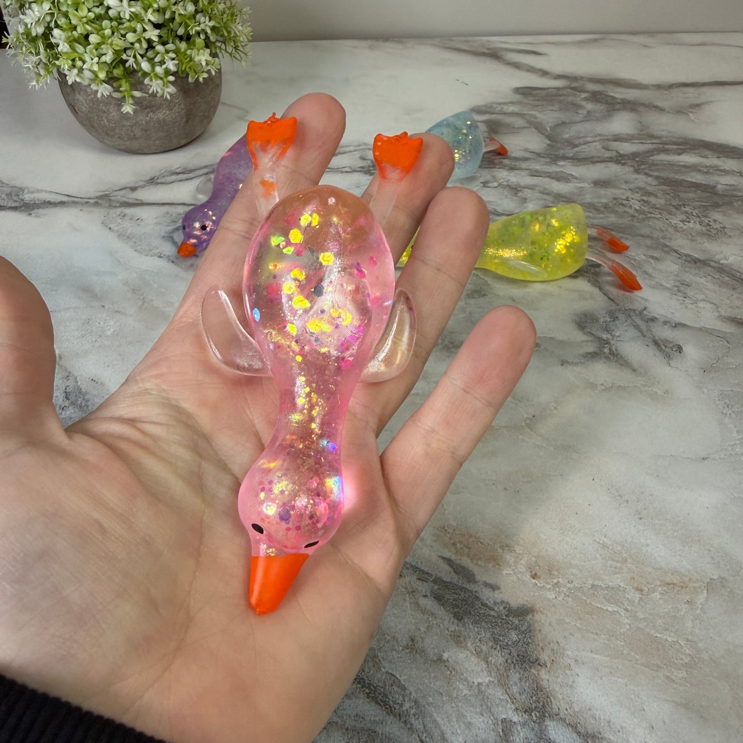 Squishy Toy - Laying Down Duck