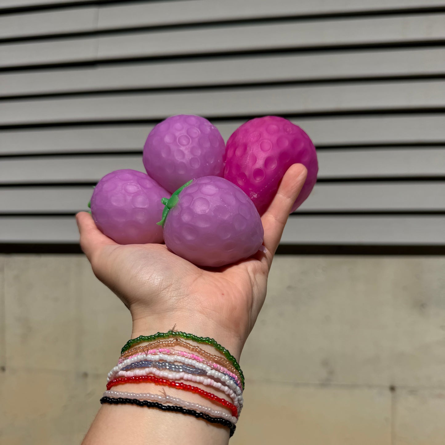 Squishy Toy - Sunlight Color Changing Strawberry, Smaller