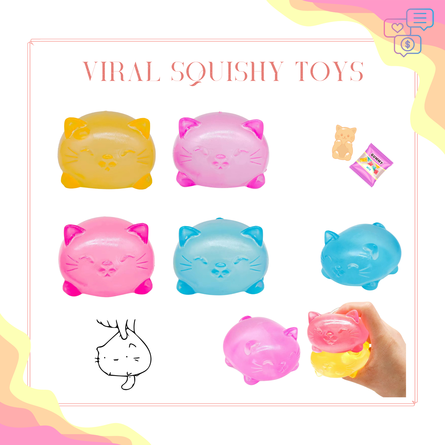Squishy Toy - Cat